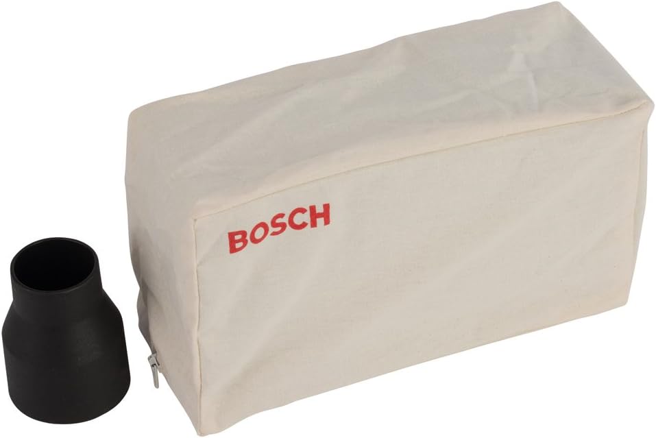 Bosch Cloth Dust Bag for Planers Replacement with Adapter