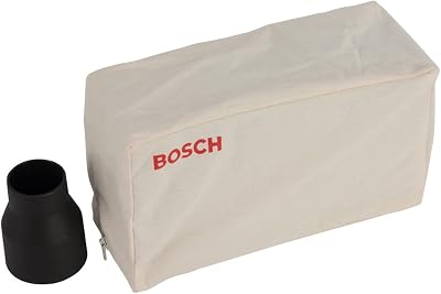 Bosch Cloth Dust Bag for Planers Replacement with Adapter