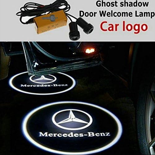 Under-Door LED Welcome Lights with Logo for Mercedes A, B, C, E, SLK and GLK Class