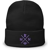 Minnesota Football Retro MN Cross Winter Beanie Cap Hat