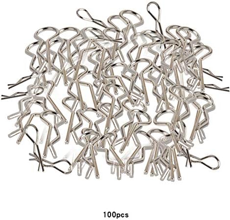 HoganeyVan 100pcs RC 1/10 Body Shell Clip Pins For HSP Redcat HPI Model Remote Control Car Parts For 1/10 Scale RC Model Car Toys
