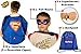 Superhero Capes, Masks, and Bracelets for Kids by McFlony – 5 Reversible Capes, 10 Felt Masks, and 5 Superheroes Bracelets