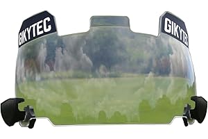 GIKYTEC Football Helmet Visor, Scratch Resistant, for Helmet Fits Youth and Adult Football Helmets