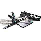 UNGER Commercial ErgoTec Advanced Window Cleaning Ninja 4-in-1 Kit WNK12 | Professional indoor/outdoor window cleaning; WNK12 advanced kit; complete 4-piece system