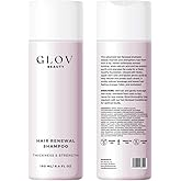 Glov Beauty Hair Renewal Shampoo – Purifying and Revitalizing Formula with Apple Stem Cells, Keratin Amino Acids, Argan Oil, Biotin & Green Tea – Gentle Daily Cleanser for All Hair Types