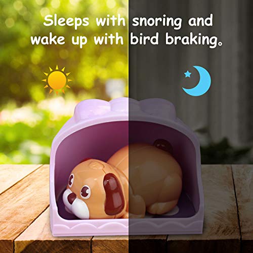 GrowthPic Dog Playset Toys for Kids, Dog Animals Toy with Carrier Puppy Toys Pretend Play Pet Toy with Realistic Sounds & Music, Play Dogs Educational Learning Toys Best for 3, 4, 5, and 6 Year Olds - Thumbnail 3