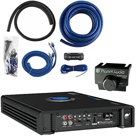 Planet Audio AC3000.1D 3000W Monoblock Class D Car Amplifier + 1/0 Gauge Amp Kit