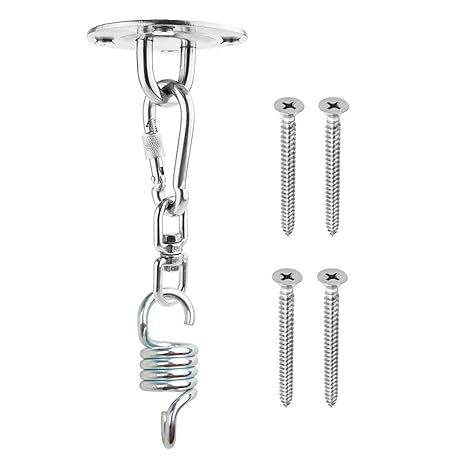 Buy Hammock Chair Spring Swivel Kit Hanging Swing Stainless Steel