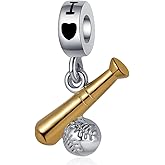 Dangle I Love Baseball Charm