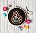 Mini Maker Garden Cat Kit: 13 Piece Felt Embroidery Project (kit, Embroidery, DIY, Felt, cat, Hoop, Mini Maker)