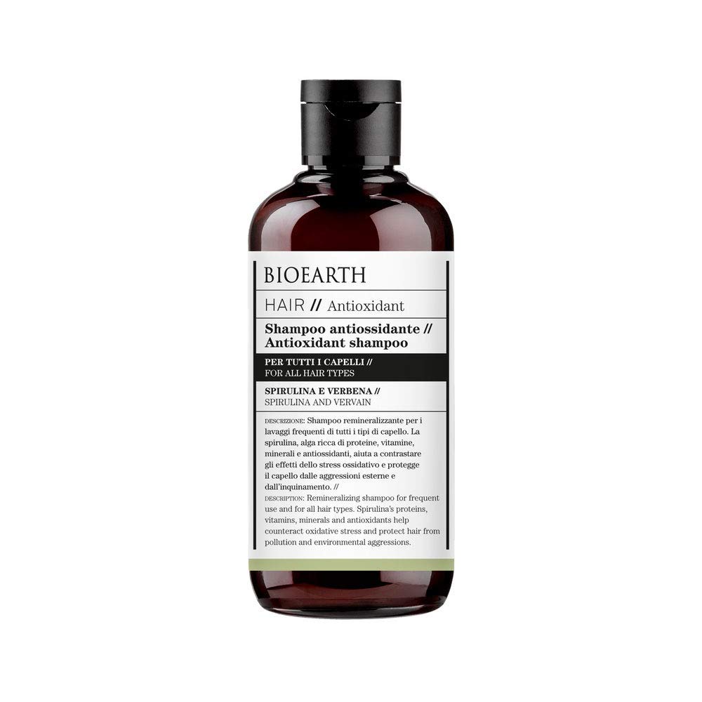 Bioearth Hair 2.0 Antioxidant Shampoo - Spirulina and Vervain 250ml