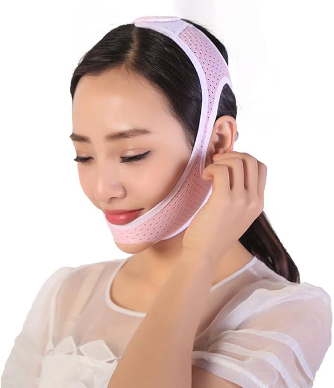 Double Chin Strap, Tight Lifting, AntiWrinkle Mask, Small V Face