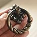 Tinksky Vintage Retro Style Kitchen Cabinet Cupboard Dresser Door Drawer Ring Pull Handles Knobs - Size L-pack of 6 (Antique Brass)