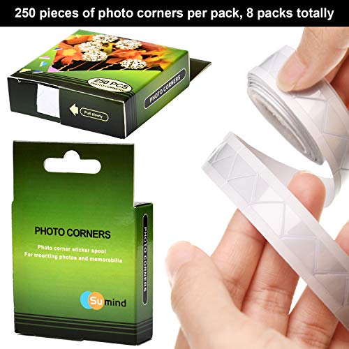 Clear SelfAdhesive Photo Corners Picture Mounting Corner Stickers for DIY Album Scrapbook, 250