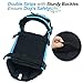 VIVAGLORY Dog Life Jacket with Removable Front Float, Life Vest for Dogs with Reflective Trims and Extra Padding for Swimming & Boating, Blue, L