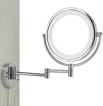 YIQIFEI Spiegel Badezimmerspiegel Rasierspiegel Make-up Wand LED