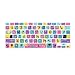 Cosmos ® Pale Color Premium Funny Cartoon Drawing Soft Silicone Keyboard Cover Skin Protector for Apple Macbook Pro 13