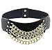 BlingKicks Womens Draping Chunky Chain Waist Cinch Corset Stretch Belt