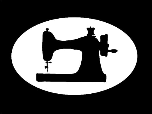 M1076 Sewing Machine Decal Sticker - - Amazon.com