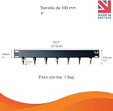 CORE EDGE Anthracite Lawn Edging 100mm Face Steel Garden Border Flexible view 2