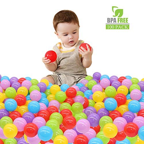 SYNTECSO Ball Pit Balls, Balls for Ball Pit Colorful Crush Proof Balls for Toddlers' Ball Pit Tent Playhouse Kiddie Pool Playpen Bounce House - Thumbnail 7