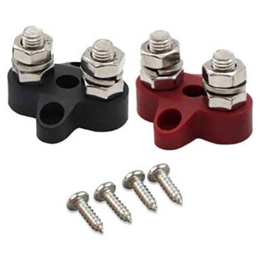 Victron Energy Dual Terminal Stud M8-linked Set (1 red/1 black)