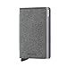 Secrid Slim Wallet, Recycled Stone, Genuine Leather with RFID Protection, Holds up to 12 Cards
