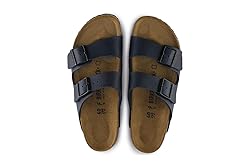 Birkenstock Unisex Arizona Navy Birko Flor Sandals