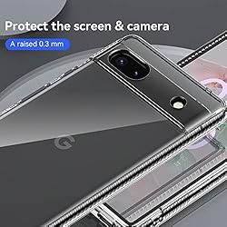 for Pixel 6A Clear case,Slim Thin Soft Skin