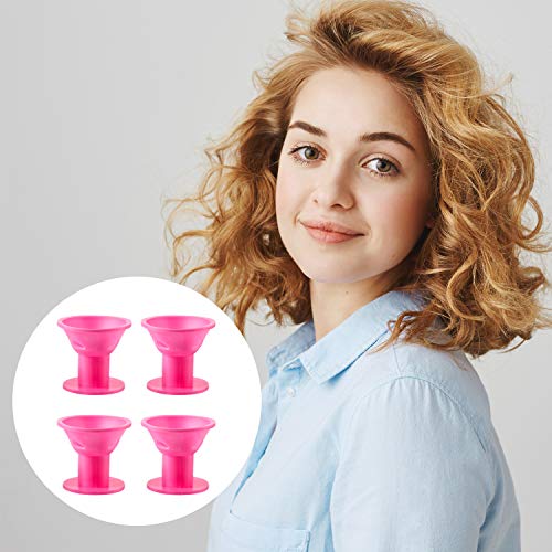 31 Pieces Small Silicone Hair Curlers Set, 30 Pack Magic Hair Rollers 1.6 Inch No Clip Silicone