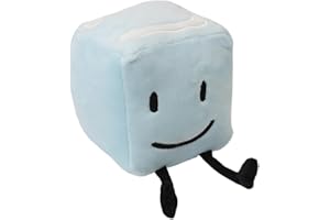 MUKOROLEE Bffdi Dream Island Plushies Toy, Anime Plush Stuffed Pillow Game Character Throw, Stuffed Animal Plush Toys Gift for Game Fans Boys Girls Kids Home Sofa Decoration (Ice Cube)