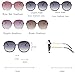 FAGUMA Oversized Round Polarized Sunglasses For Women Brand Designer Shades