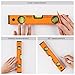TACKLIFE MT-L03 12-Inch Level Aluminum Alloy Magnetic Torpedo Level Plumb/Level/45-Degree Measuring Shock Resistant Spirit Level with Standard and Metric Rulers