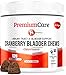 Premium Care Cranberry Bladder Chews - Dog Supplements for Urinary Tract (UT) Health, Bladder and Kidney Support - Cranberry Chewables with Vitamins for Better Bladder Control for Dogs - 120 Chews