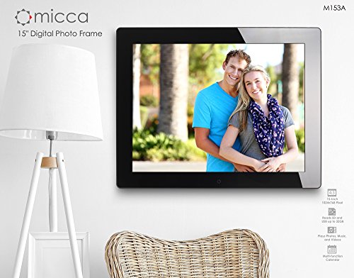 Micca 15-Inch Natural View Digital Photo Frame M153A (Certified Refurbished)