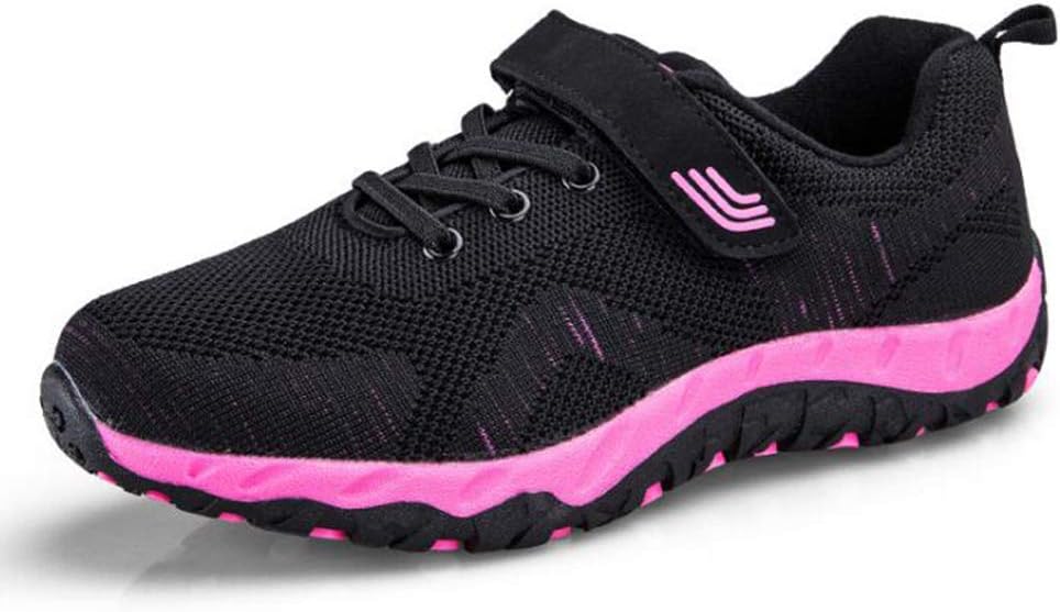 Scennek Women's Middle-Aged Seniors Running Sneakers Safety Walking Shoes Lightweight Comfortable Casual Shoes