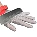 Anself Cut Resistant Glove Stainless Steel Mesh Knife Cut Resistant Protective Glove