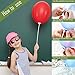 Caydo 200 Pieces White Balloon Sticks Holders with Cups for Wedding, Party, Holidays, Anniversary Decor