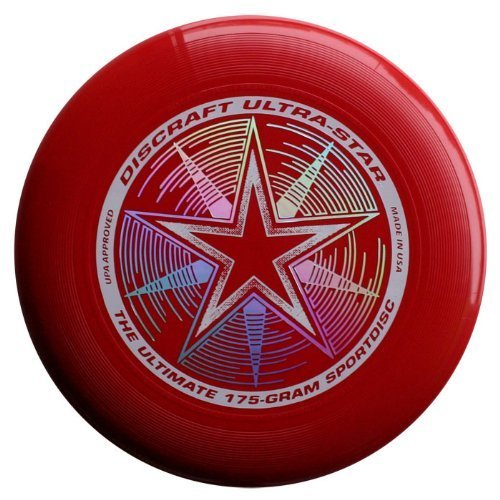 Discraft 175 gram ultra star sport disc. red