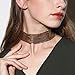 Tpocean 15 Pcs Chic Colorful Choker Necklace Harajuku Velvet Belt Tattoo Lace Rhinestone Collar with Pendant Birthday Gifts