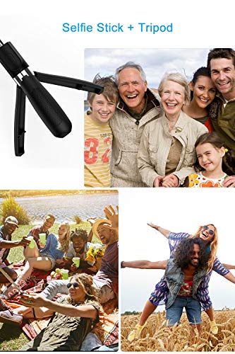image for Selfie Stick Tripod with Bluetooth Wireless Remote,Ausemku Extendable 