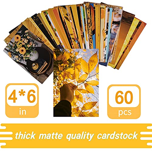 fantasy casa Yellow Collage Kit for Wall Aesthetic decor, 60 Set 4x6 inch Images, Room Decor for Teen Girls, Posters For Room Aesthetic, Wall Collage Kit Aesthetic Pictures, cool room decor aesthetic, Posters Aesthetic, Collage Kit