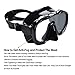 Snorkeling Diving Masks ,Scuba Diving Goggles with 180 Degree View and Tempered Glass for Adults and Youth, Anti-Fog and Anti-Leak Snorkel Scuba Diving Mask, Scuba Diving Goggles ,Snorkeling Black
