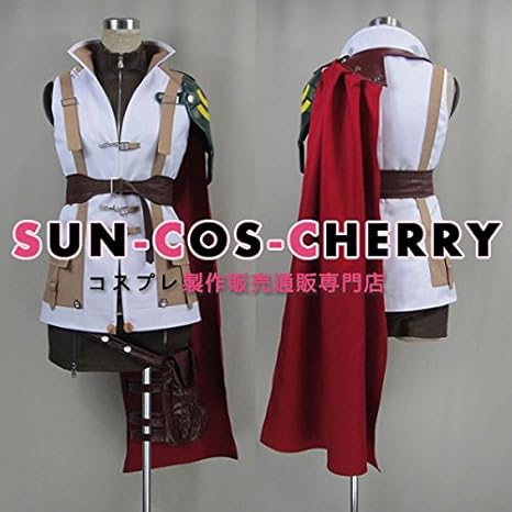 Amazon コスプレ衣装 V 1255 ファイナルファンタジーxiii ライトニング Lightning エクレール ファロン 女性lサイズ コスプレ 仮装 通販