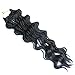 Wavy Senegalese Twist Crochet Braids Synthetic Kanekalon Crochet Hair Curly Twist Braiding Hair (18 Inch, 1B#,3packs)Elisha
