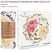 KloudBambu Floral Muslin Swaddle Blankets, Large Flowers, Ultra Soft Nursery Newborn Baby Girl Shower Registry Essentials
