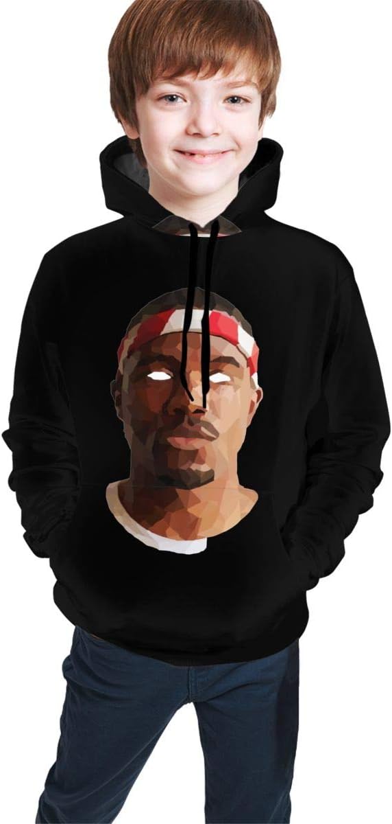 Yangfeizhu Frank Ocean Blonde Teen Fleece Sweatshirts Pocket Pullover Hoodies Black