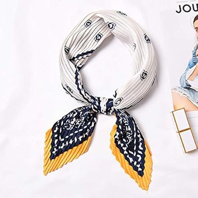 Lollichic Original scarves for women lightweight Pleated Silk scarf for hair .Beautiful silk Bandana Headbands (37 Colors) Lollichic Original scarves for women lightweight Pleated Silk scarf for hair .Beautiful silk Bandana Headbands (37 Colors)