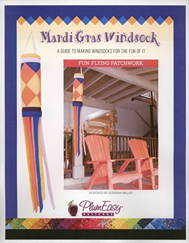 PlumEasy Patterns Mardi Gras Windsock Template