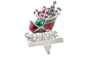 Kurt S. Adler 7.3-Inch Metal Sleigh Stocking Hanger